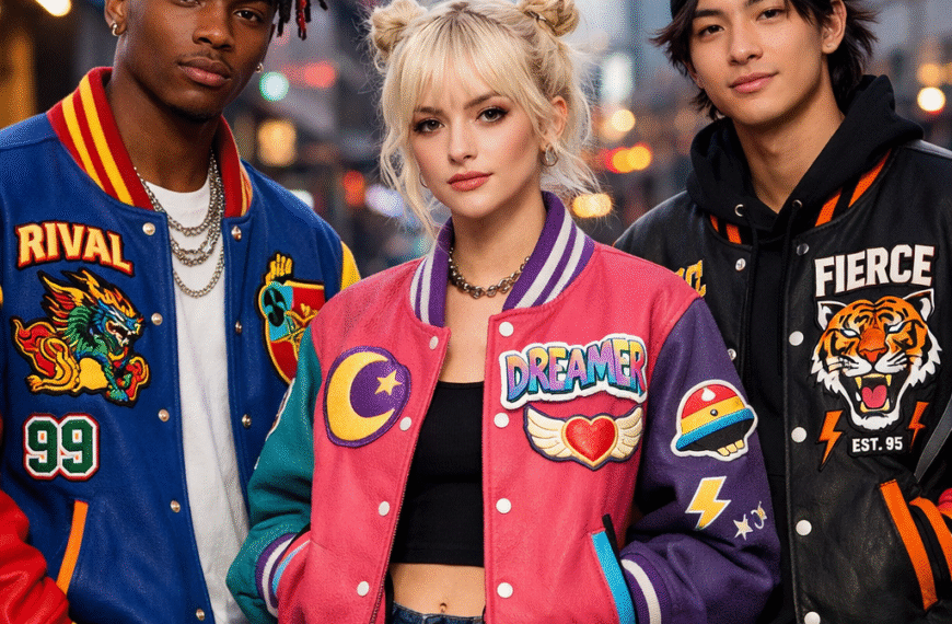 Varsity Jackets Reinvented: Bold Colors, Custom Patches, and New Fits