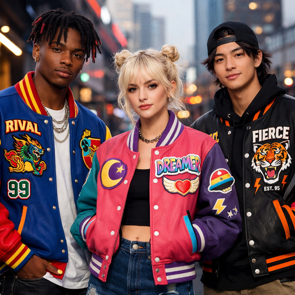 Varsity Jackets Reinvented: Bold Colors, Custom Patches, and New Fits