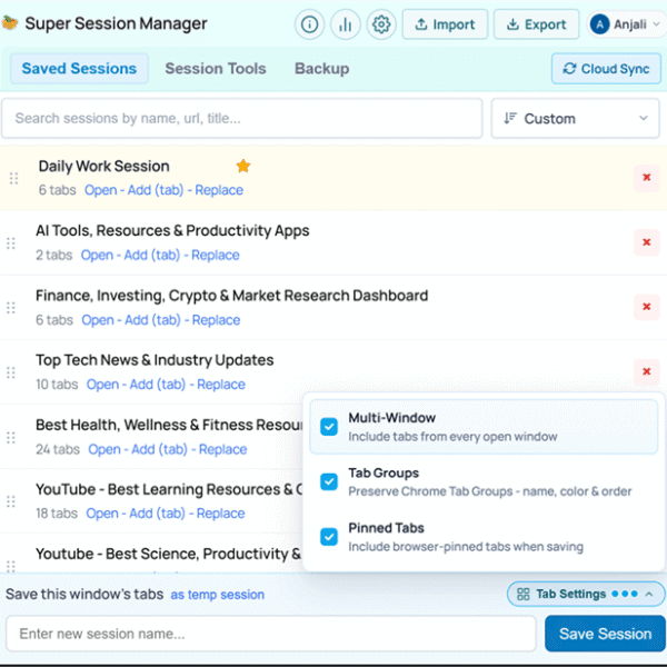 Chrome Session Manager Extensions Compared: Why Super Session Manager Stands Out in 2026