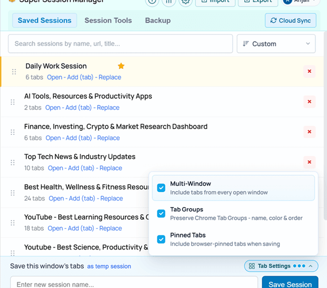 Chrome Session Manager Extensions Compared: Why Super Session Manager Stands Out in 2026