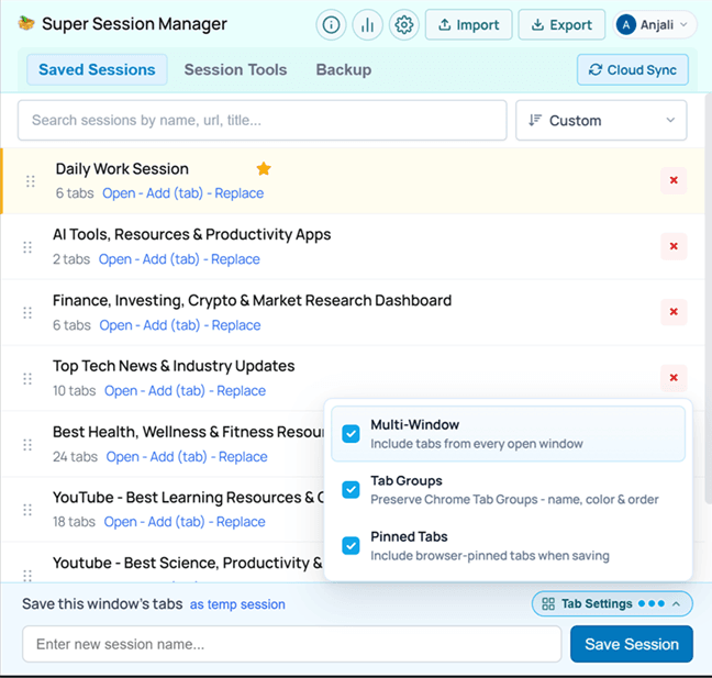 Chrome Session Manager Extensions Compared: Why Super Session Manager Stands Out in 2026